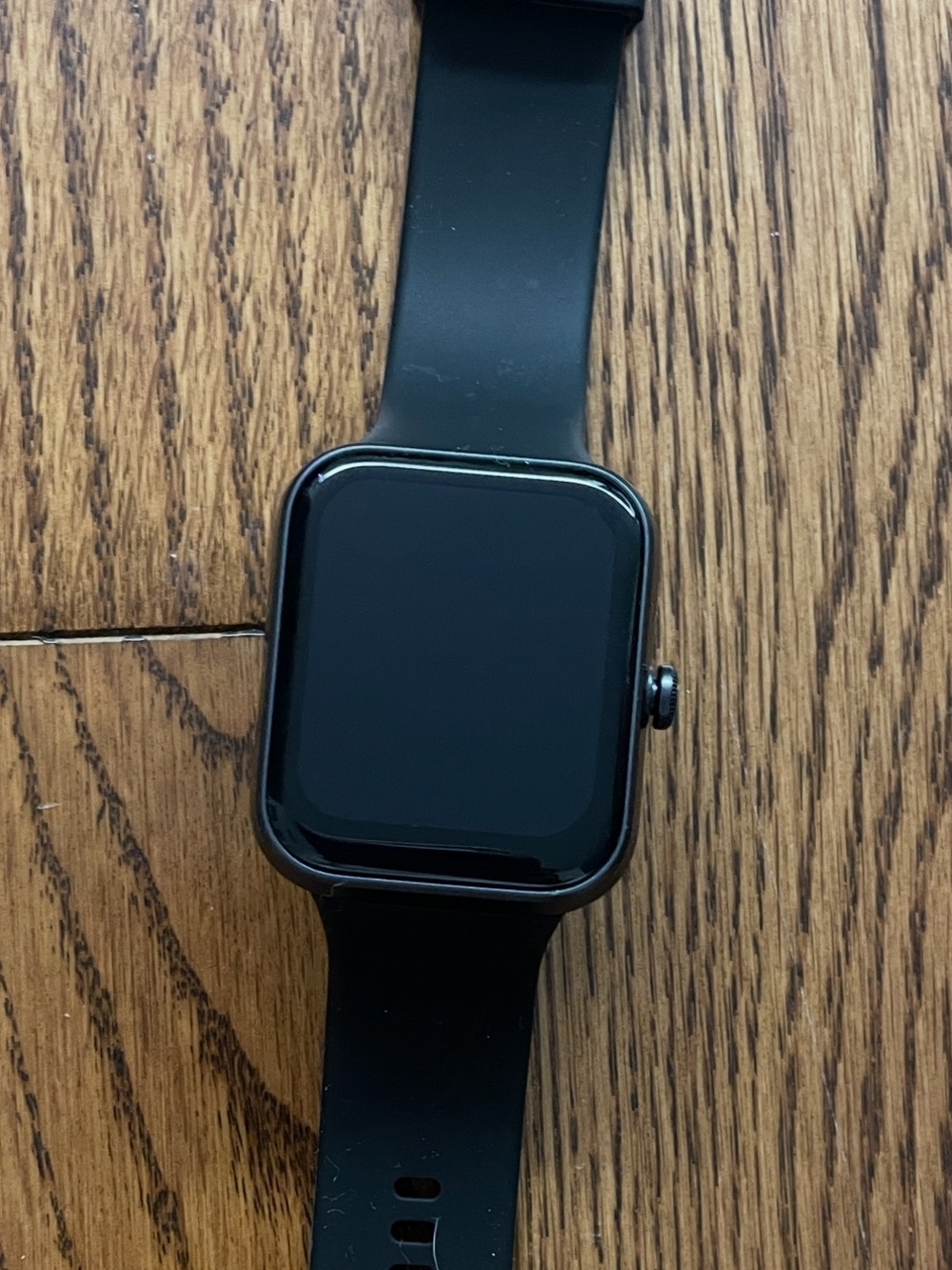 Black Smartwatch with Silicone Band - Personify Health